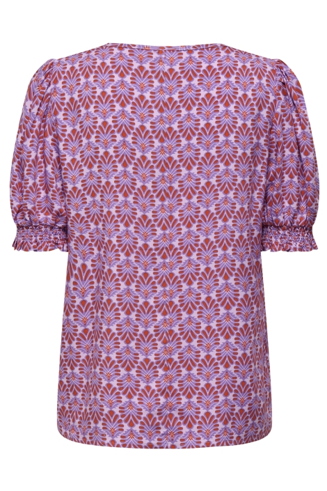 Only onlnova life vis s/s blair top aop